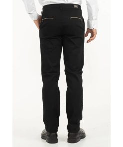 Chinos παντελόνι με ανάγλυφη πλέξη 1050 Black