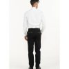 Chinos παντελόνι με ανάγλυφη πλέξη 1050 Black (3)