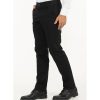 Chinos παντελόνι με ανάγλυφη πλέξη 1050 Black (4)