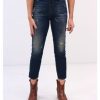 Jean παντελόνι Girlfriend Fit FBL001.006882 Dk Blue