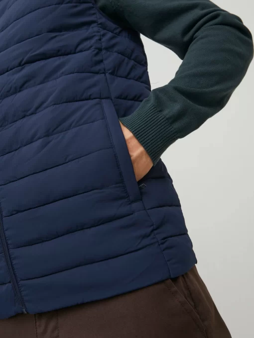 jackjones puffergilet blue 2