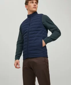 jackjones puffergilet blue