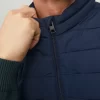 jackjones puffergilet blue 3