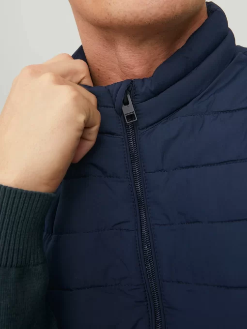 jackjones puffergilet blue 3