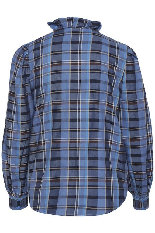 federal blue mix long sleeved shirt 1