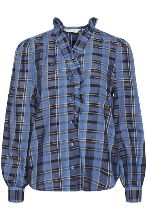 federal blue mix long sleeved shirt