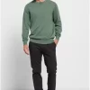 βαμβακερή πλεκτή μπλούζα FBM008 001 09 Olive Green (3)