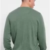 βαμβακερή πλεκτή μπλούζα FBM008 001 09 Olive Green (4)