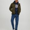 jackjones classicpufferjacket green 1