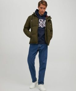 jackjones classicpufferjacket green 1