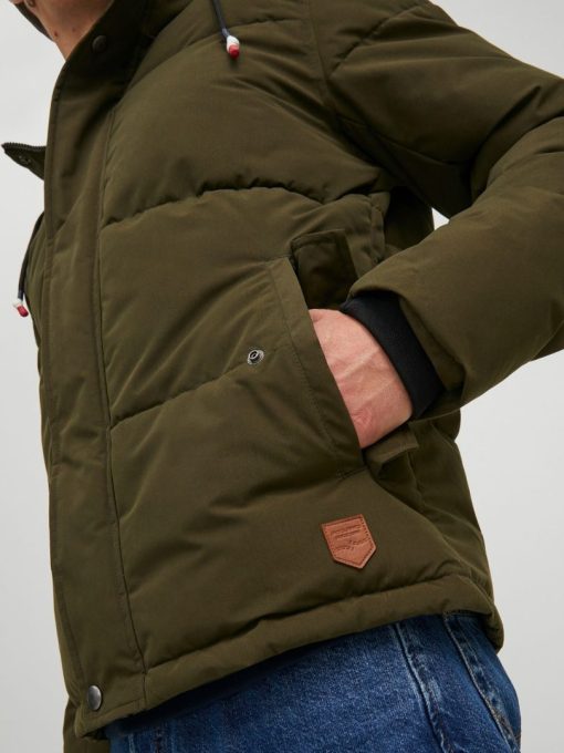 jackjones classicpufferjacket green 2