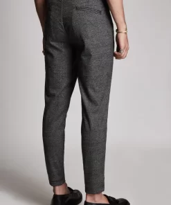 chinos καρό παντελόνι 6008 Grey (2)