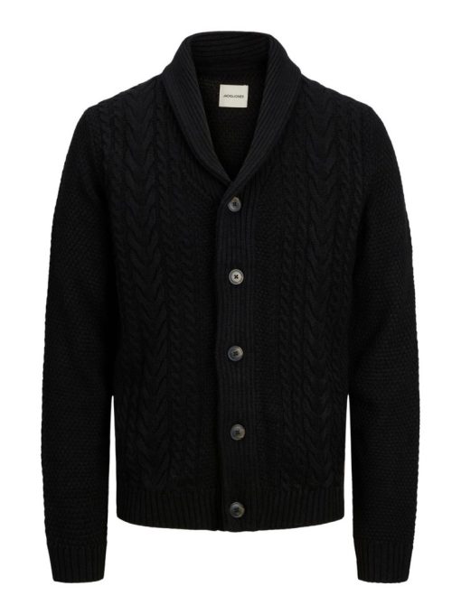 jackjones shawlneckcardigan dubh 4