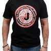 jackjones 12232374 jco theodor tee ss crew neck fst black t shirt