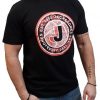 jackjones 12232374 jco theodor tee ss crew neck fst black t shirt 2