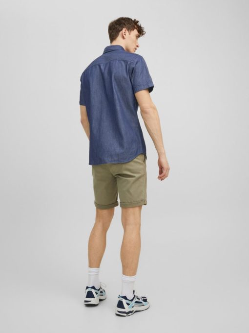 jackjones denimshortsleevedshirt gorm