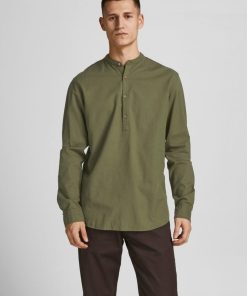 jackjones halfplancketshirt glas