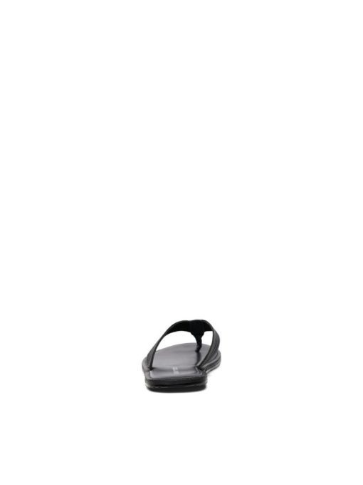 jackjones leatherflipflops dubh