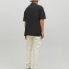 jackjones relaxedfitresortcollarshirt dubh 1