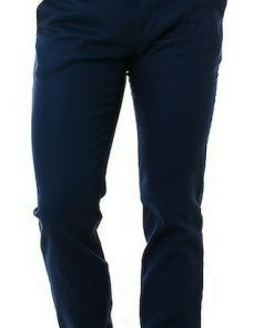 chinos παντελόνι με ανάγλυφη πλέξη 600906 Blue