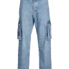 jackjones jjialexjjcargosbd311lnbaggyfitjeans blue 1