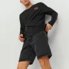 jackjones relaxedfitdenimshorts black 1