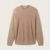 Πλεκτό jumper με υφή 103819810942 Beige (3)