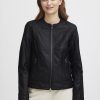 eco leather jacket 20809396 200451 Black