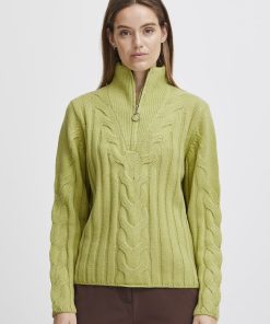 green banana knitted pullover