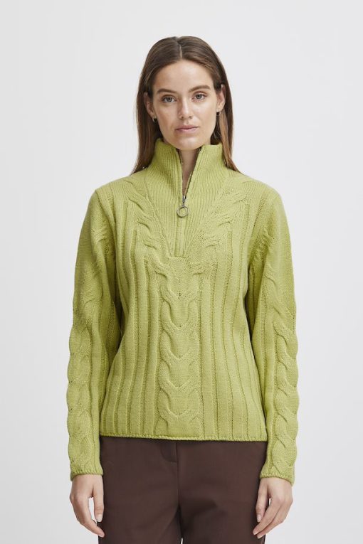 green banana knitted pullover