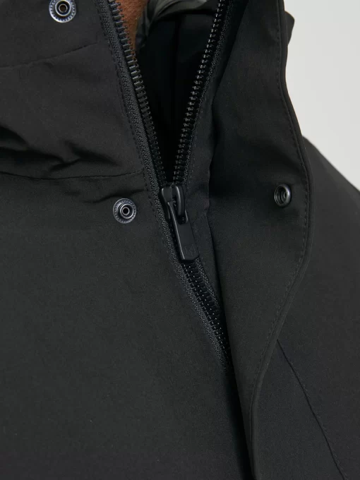 jackjones plussizeparka black 2