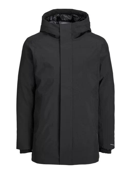 jackjones plussizeparka black