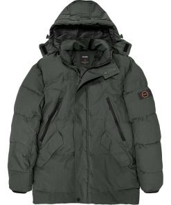 Μπουφάν Parka Padded Mjk 187 Khaki