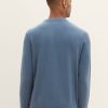 Πλεκτό jumper με υφή 103819832506 Dusty Dark Teal (2)