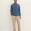 Πλεκτό jumper με υφή 103819832506 Dusty Dark Teal (3)