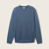 Πλεκτό jumper με υφή 103819832506 Dusty Dark Teal (5)