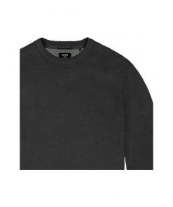 Πλεκτό με στρογγυλή λαιμόκοψη KNIT 076 Black