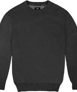 Πλεκτό με στρογγυλή λαιμόκοψη KNIT 076 Black