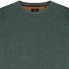 Πλεκτό με στρογγυλή λαιμόκοψη KNIT 077 Dusty Green (2)