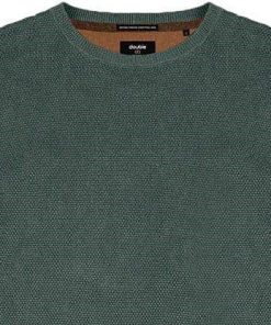 Πλεκτό με στρογγυλή λαιμόκοψη KNIT 077 Dusty Green (2)