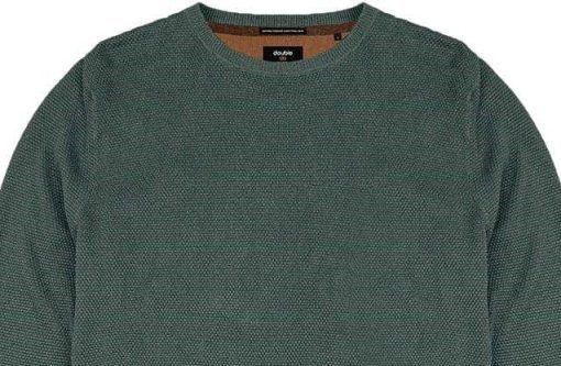 Πλεκτό με στρογγυλή λαιμόκοψη KNIT 077 Dusty Green (2)