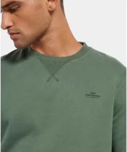 Φούτερ με στρογγυλό λαιμό FBM008 003 06 Olive Green