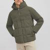 κοντό puffer μπουφάν 12242142 Olive (3)