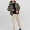 κοντό puffer μπουφάν 12242142 Olive (4)