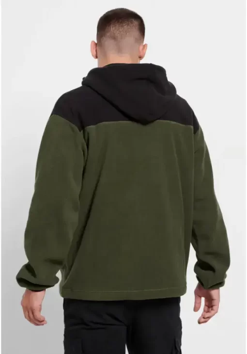 φούτερ oversized με φερμουάρ στο λαιμό FMB008 044 06 Pine Green (4)