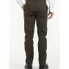 Chinos παντελόνι με ανάγλυφη πλέξη 1050 Khaki (2)