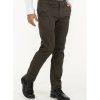 Chinos παντελόνι με ανάγλυφη πλέξη 1050 Khaki (3)