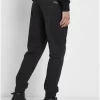 Relaxed fit chino παντελόνι σε micro ζακάρ ύφανση FBM008 012 02 Black (4)