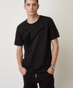 T shirt Velvet Signature 3516 Black