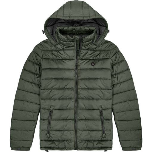 puffer μπουφάν Mjk 185 Khaki